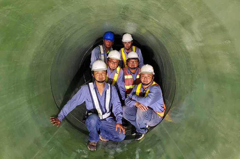 南海清洗管道的几个步骤